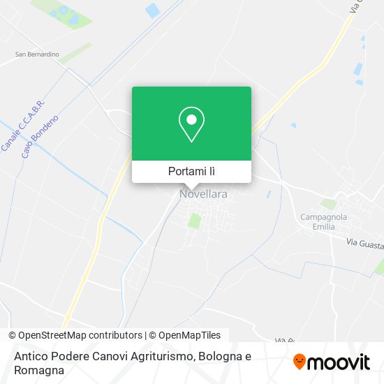 Mappa Antico Podere Canovi Agriturismo