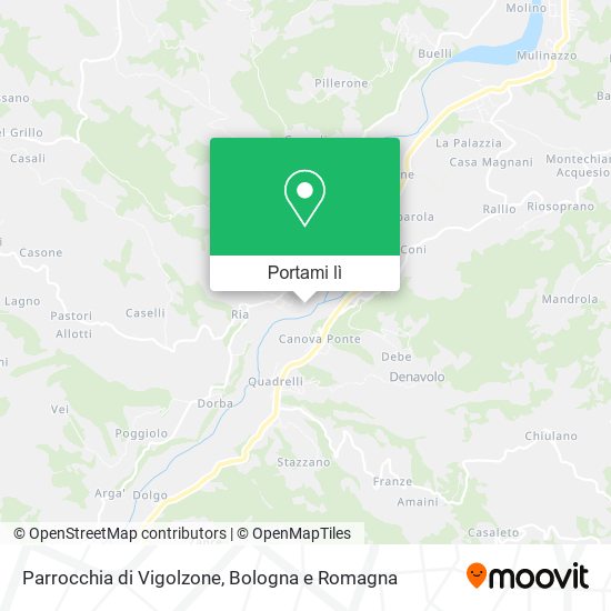 Mappa Parrocchia di Vigolzone