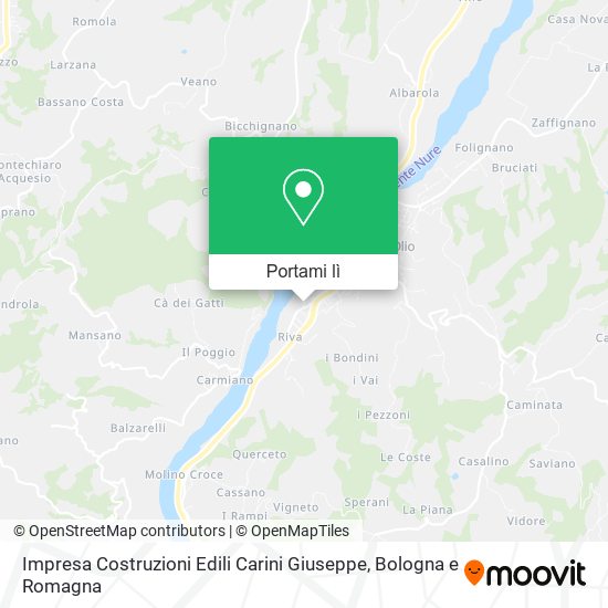 Mappa Impresa Costruzioni Edili Carini Giuseppe