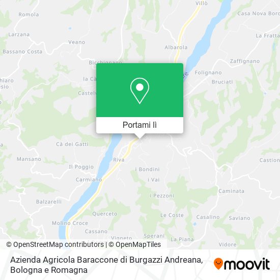 Mappa Azienda Agricola Baraccone di Burgazzi Andreana
