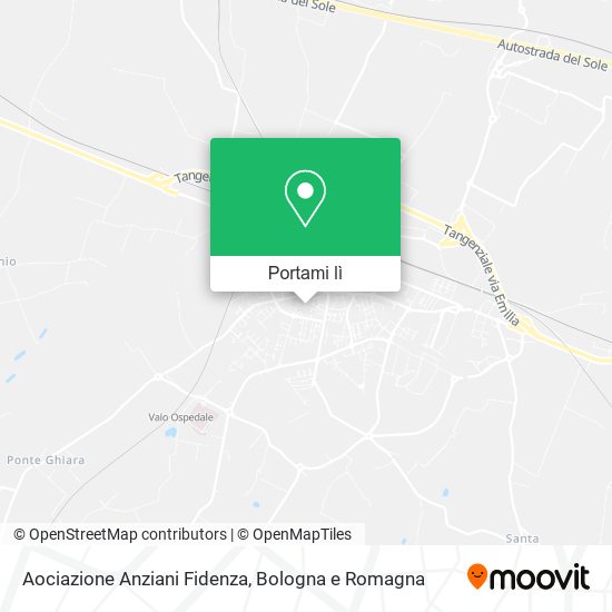 Mappa Aociazione Anziani Fidenza