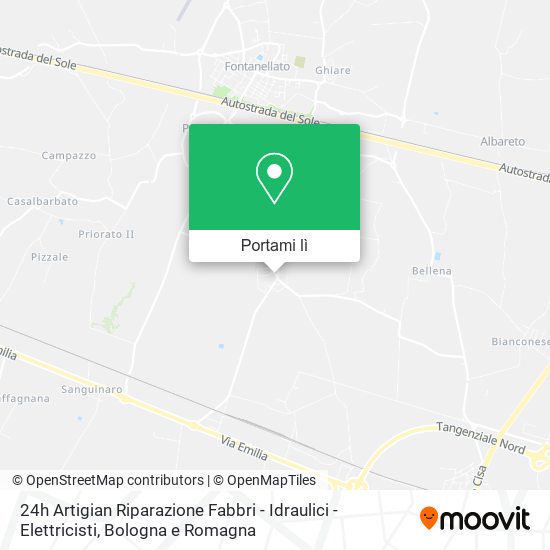 Mappa 24h Artigian Riparazione Fabbri - Idraulici - Elettricisti