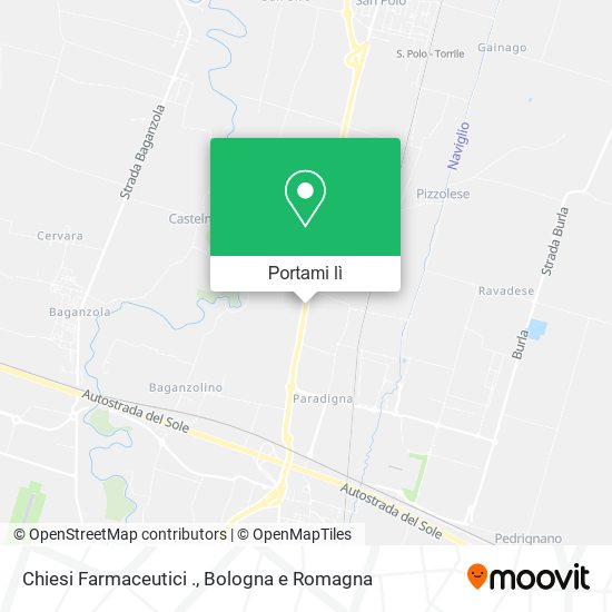 Mappa Chiesi Farmaceutici .