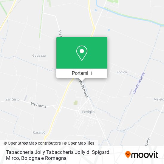 Mappa Tabaccheria Jolly Tabaccheria Jolly di Spigardi Mirco