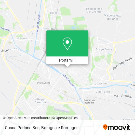 Mappa Cassa Padana Bcc