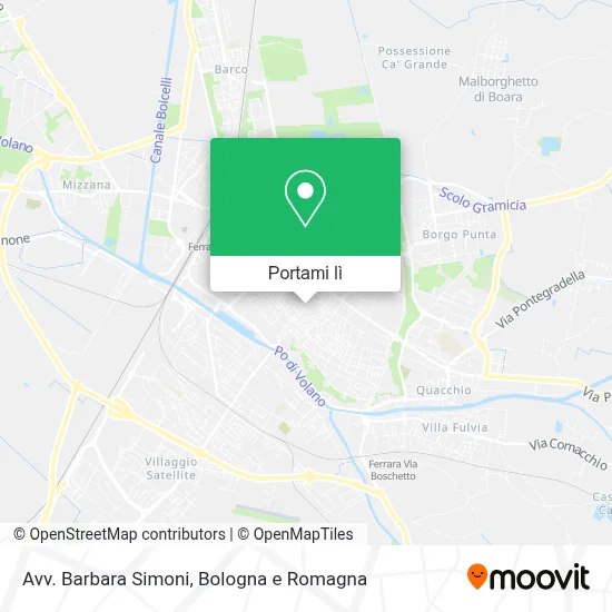 Mappa Avv. Barbara Simoni