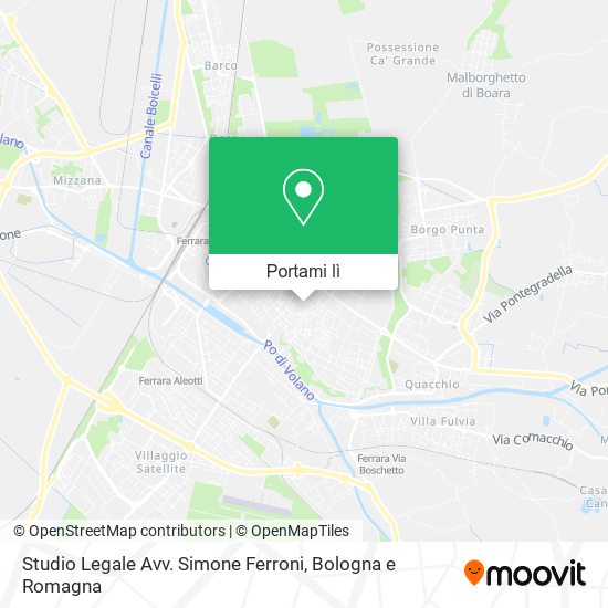 Mappa Studio Legale Avv. Simone Ferroni