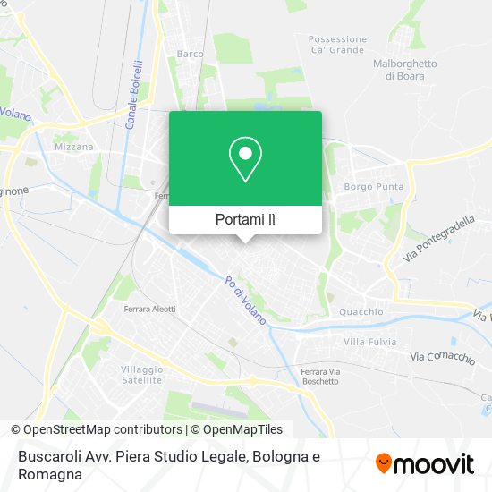 Mappa Buscaroli Avv. Piera Studio Legale