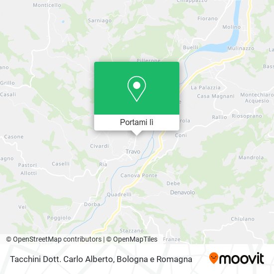 Mappa Tacchini Dott. Carlo Alberto