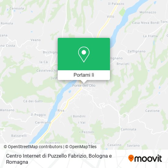 Mappa Centro Internet di Puzzello Fabrizio