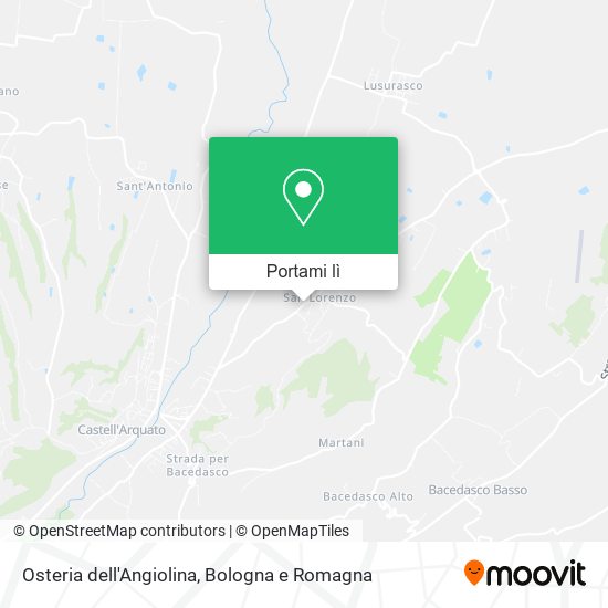 Mappa Osteria dell'Angiolina