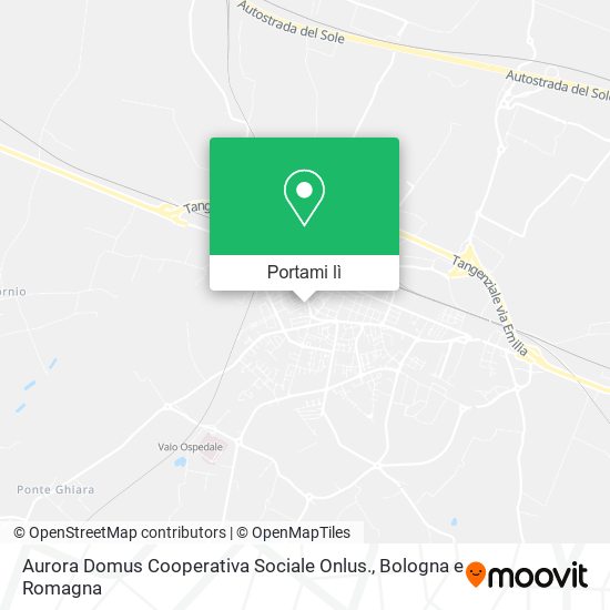 Mappa Aurora Domus Cooperativa Sociale Onlus.