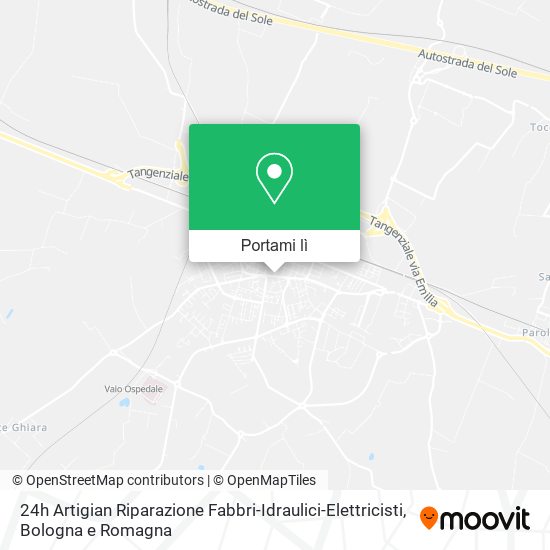 Mappa 24h Artigian Riparazione Fabbri-Idraulici-Elettricisti