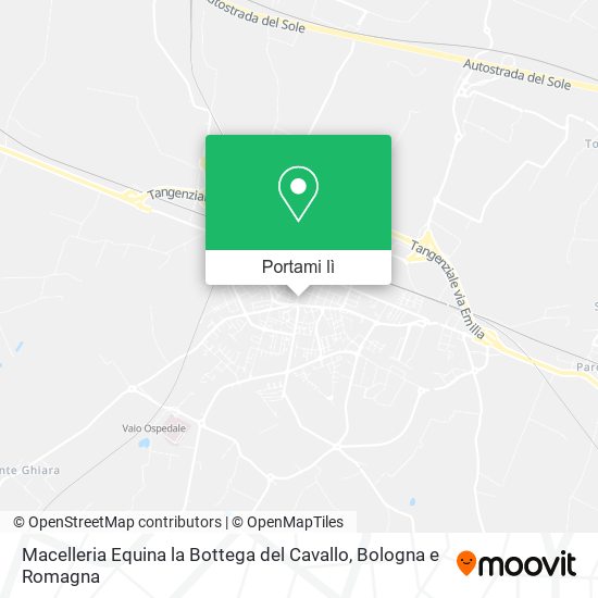 Mappa Macelleria Equina la Bottega del Cavallo