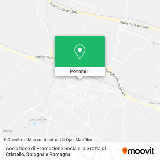 Mappa Aociazione di Promozione Sociale la Grotta di Cristallo