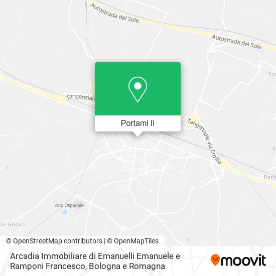 Mappa Arcadia Immobiliare di Emanuelli Emanuele e Ramponi Francesco