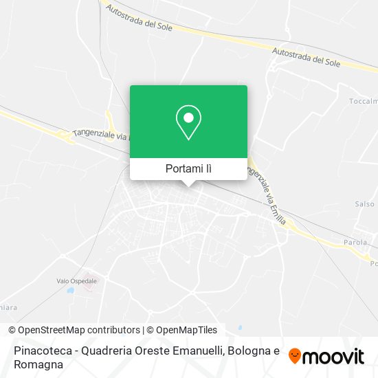Mappa Pinacoteca - Quadreria Oreste Emanuelli