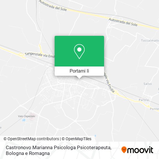 Mappa Castronovo Marianna Psicologa Psicoterapeuta
