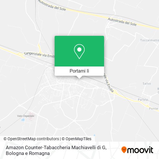 Mappa Amazon Counter-Tabaccheria Machiavelli di G