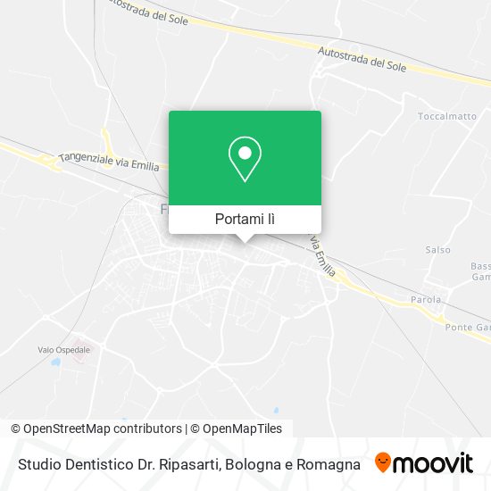 Mappa Studio Dentistico Dr. Ripasarti