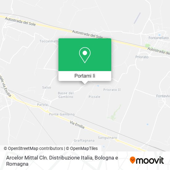Mappa Arcelor Mittal Cln. Distribuzione Italia