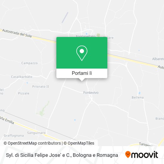 Mappa Syl. di Sicilia Felipe Jose' e C.