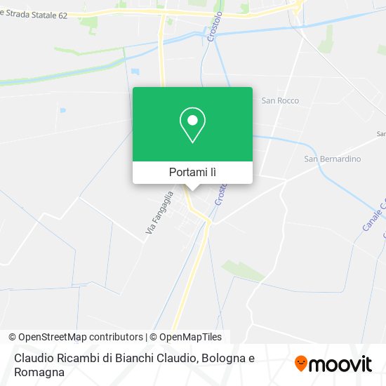 Mappa Claudio Ricambi di Bianchi Claudio