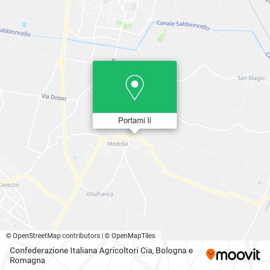 Mappa Confederazione Italiana Agricoltori Cia