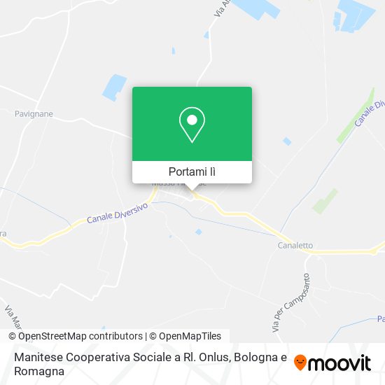 Mappa Manitese Cooperativa Sociale a Rl. Onlus