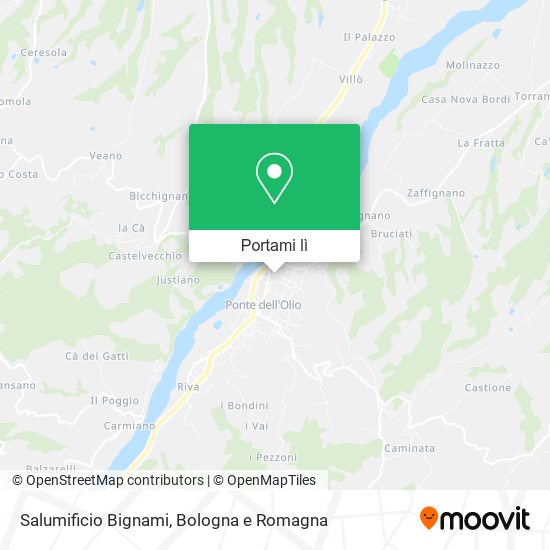 Mappa Salumificio Bignami