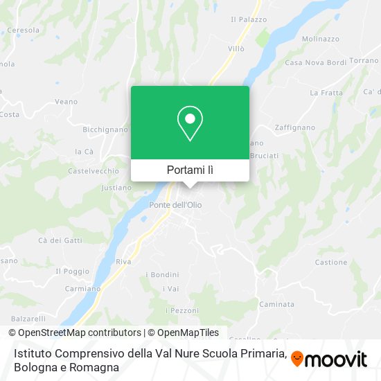 Mappa Istituto Comprensivo della Val Nure Scuola Primaria
