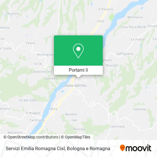 Mappa Servizi Emilia Romagna Cisl