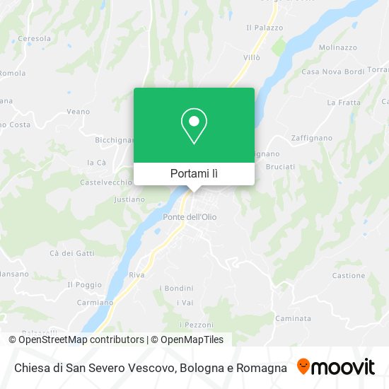 Mappa Chiesa di San Severo Vescovo