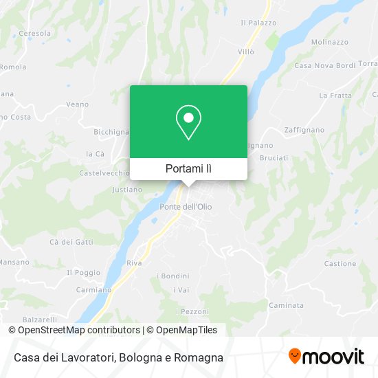 Mappa Casa dei Lavoratori