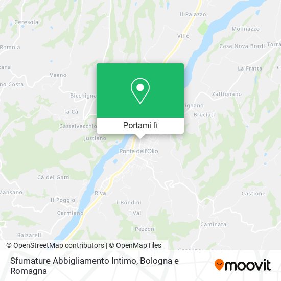 Mappa Sfumature Abbigliamento Intimo