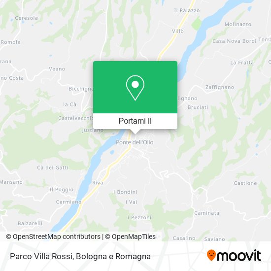 Mappa Parco Villa Rossi