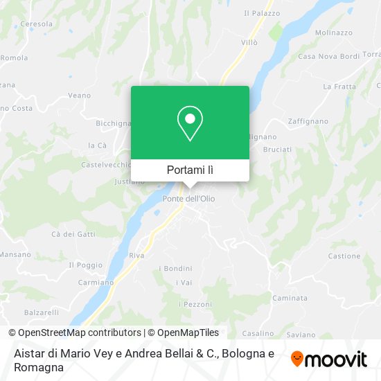 Mappa Aistar di Mario Vey e Andrea Bellai & C.