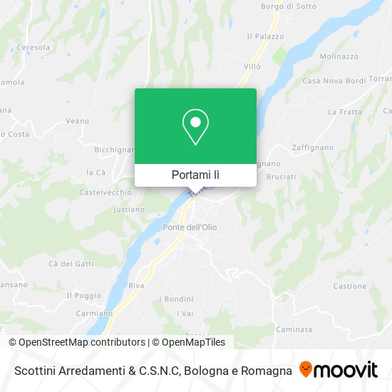 Mappa Scottini Arredamenti & C.S.N.C