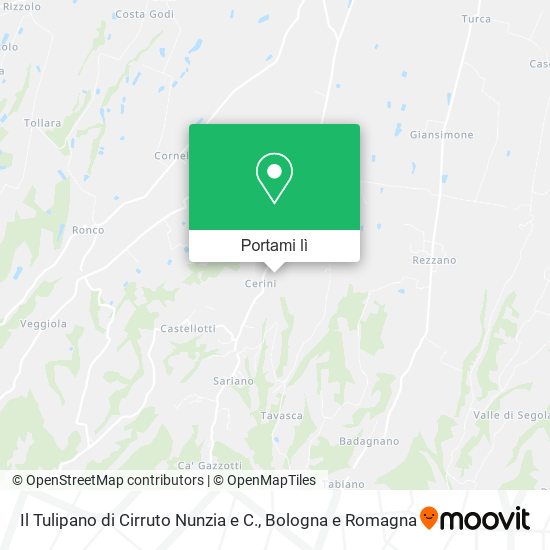 Mappa Il Tulipano di Cirruto Nunzia e C.
