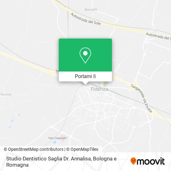 Mappa Studio Dentistico Saglia Dr. Annalisa