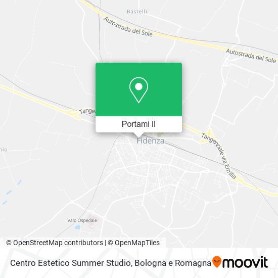 Mappa Centro Estetico Summer Studio