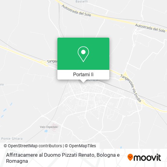Mappa Affittacamere al Duomo Pizzati Renato
