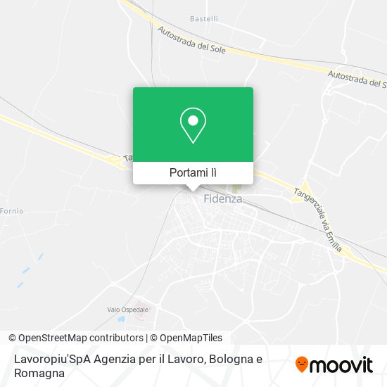 Mappa Lavoropiu'SpA Agenzia per il Lavoro