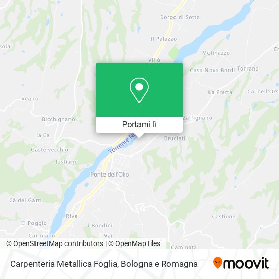 Mappa Carpenteria Metallica Foglia
