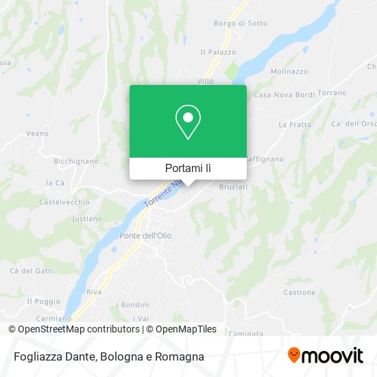 Mappa Fogliazza Dante