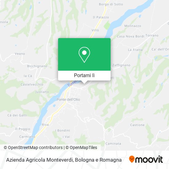 Mappa Azienda Agricola Monteverdi