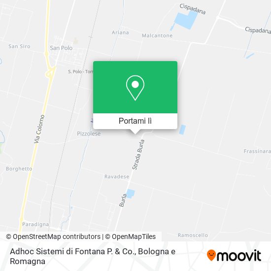 Mappa Adhoc Sistemi di Fontana P. & Co.