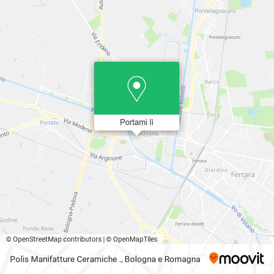 Mappa Polis Manifatture Ceramiche .