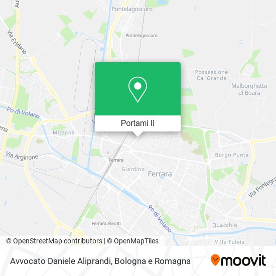 Mappa Avvocato Daniele Aliprandi