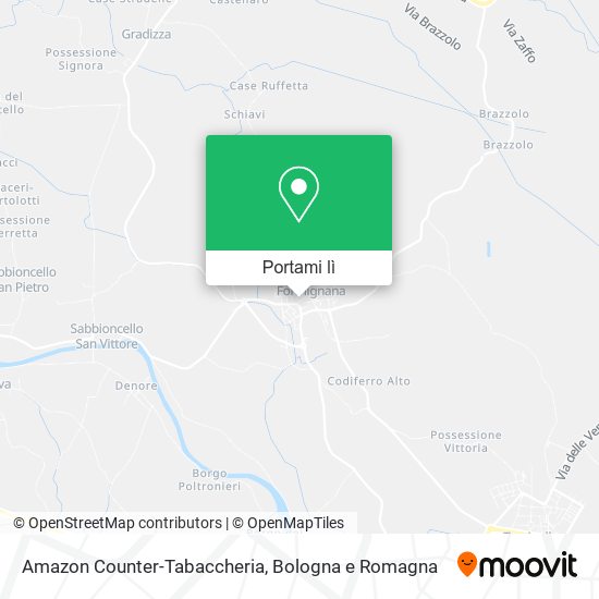 Mappa Amazon Counter-Tabaccheria